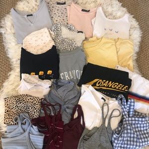 SOME OF MY BRANDY MELVILLE COLLECTION :)